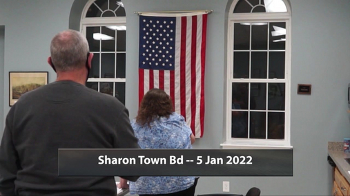 Sharon Town Bd -- 5 Jan 2022