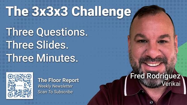 Verikai - 3x3x3 Challenge with Fred Rodriguez