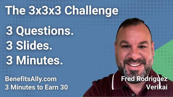 Verikai - 3x3x3 Challenge with Fred Rodriguez