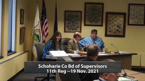 Schoharie Co Bd of Supervisors 11 Reg -- 19 Nov 2021