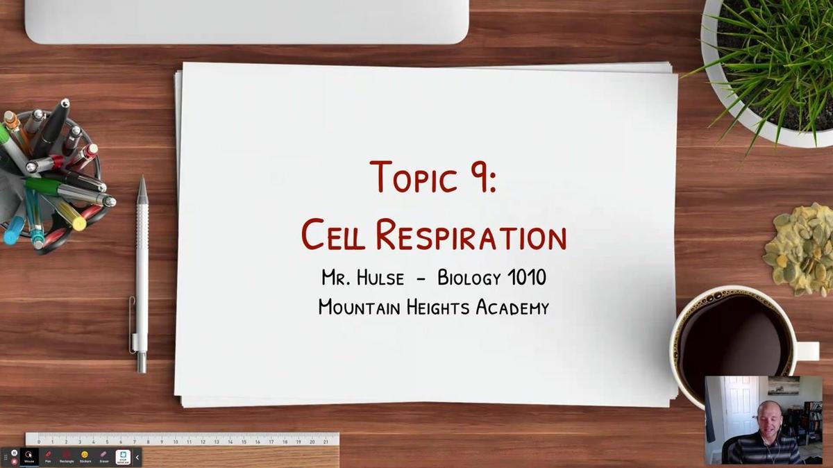 Topic 9: Cellular Respiration Intro