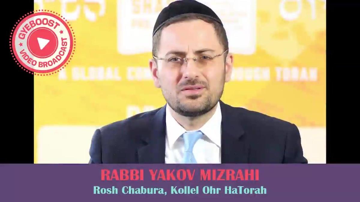 854 - Rabbi Yakov Mizraji - Tiempo en pantalla