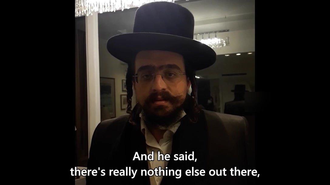 At the Shiva for Rabbi Twerski - older