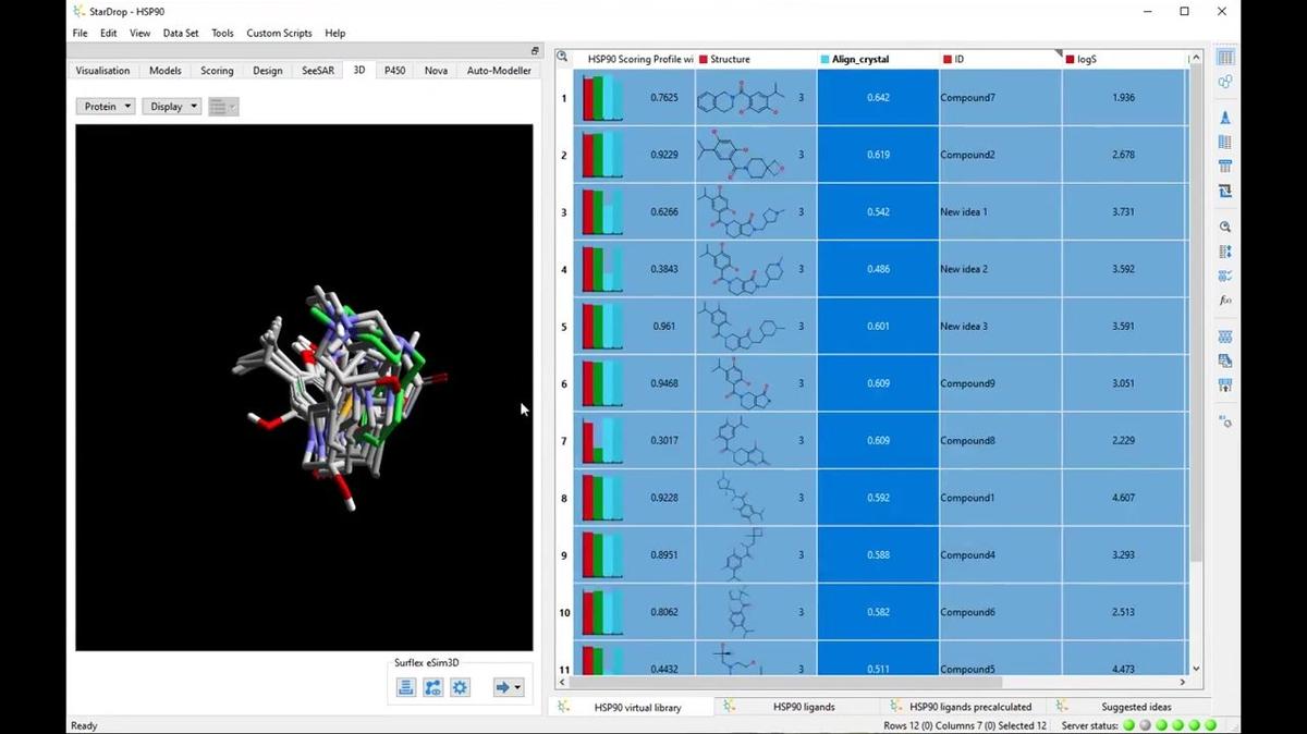 Ligand-based drug design using Surflex eSim 3D