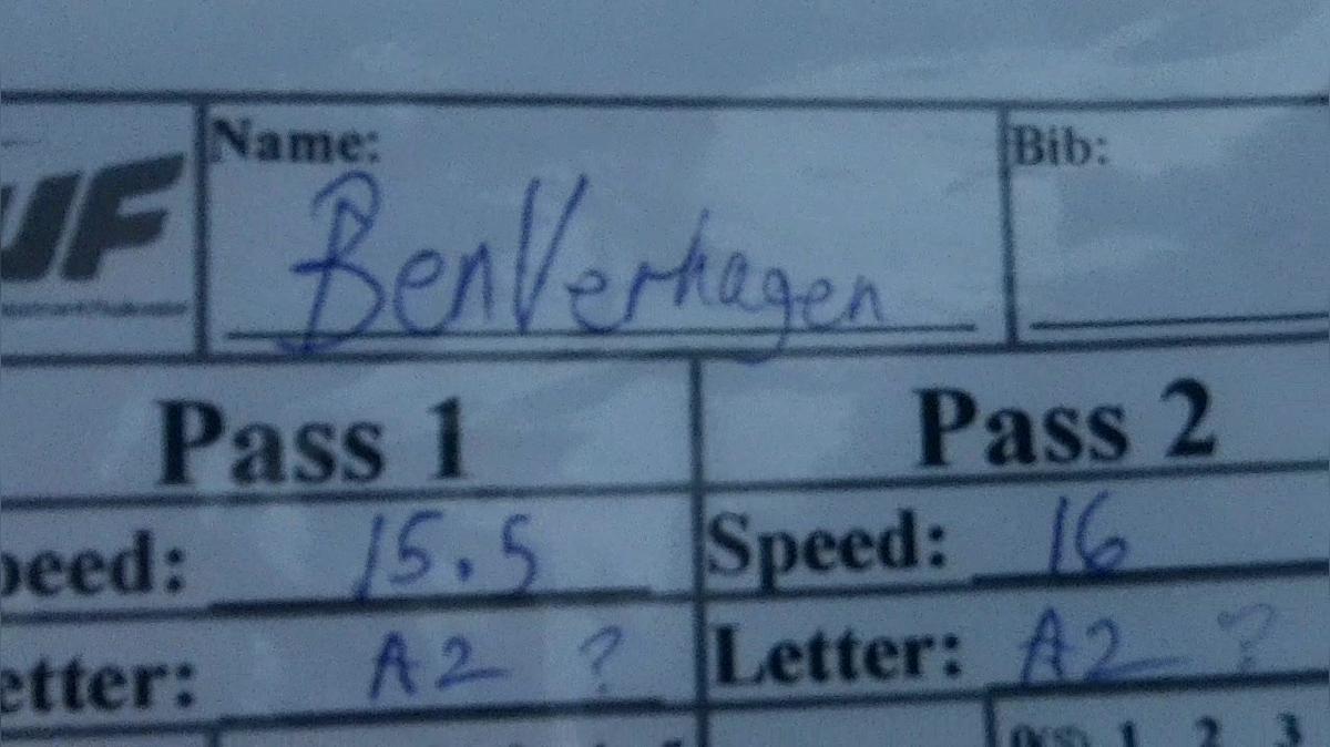 Ben Verhagen M6 Round 1 Pass 1