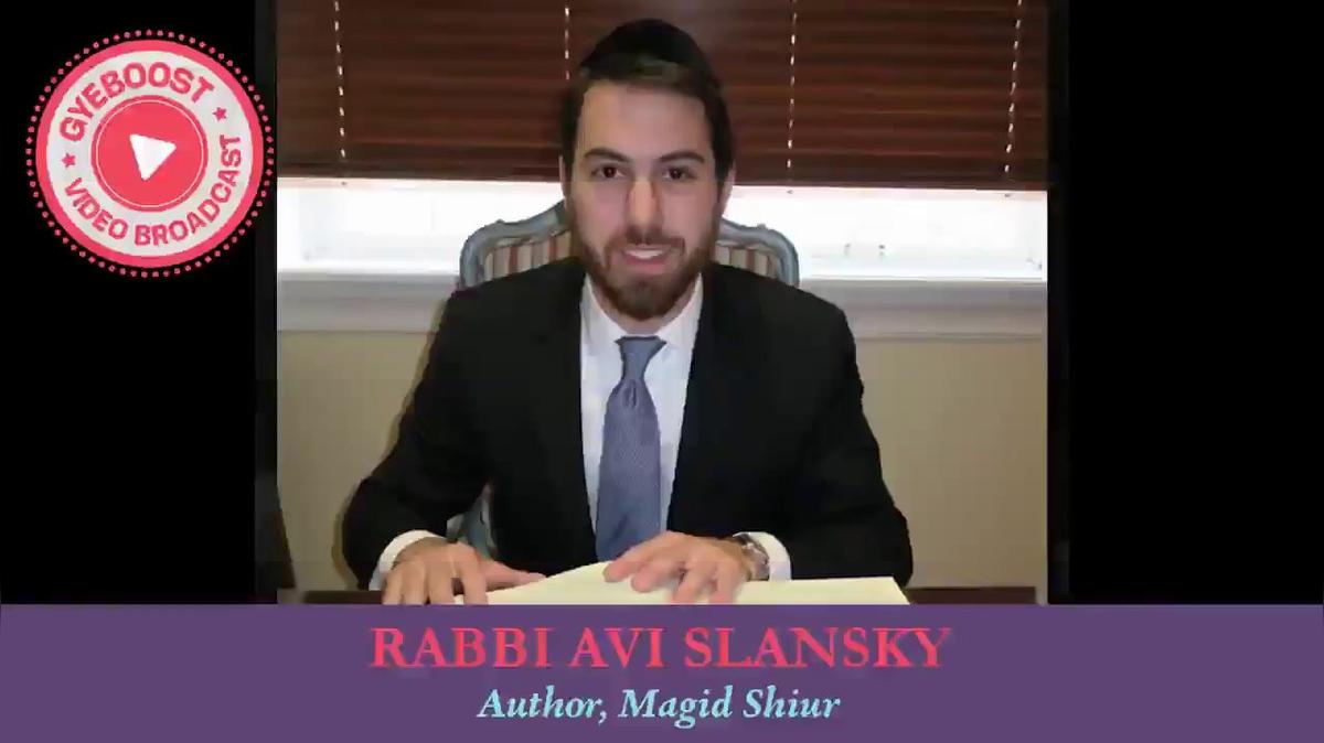 772 - Rabbi Avi Slansky - El regalo del recuerdo