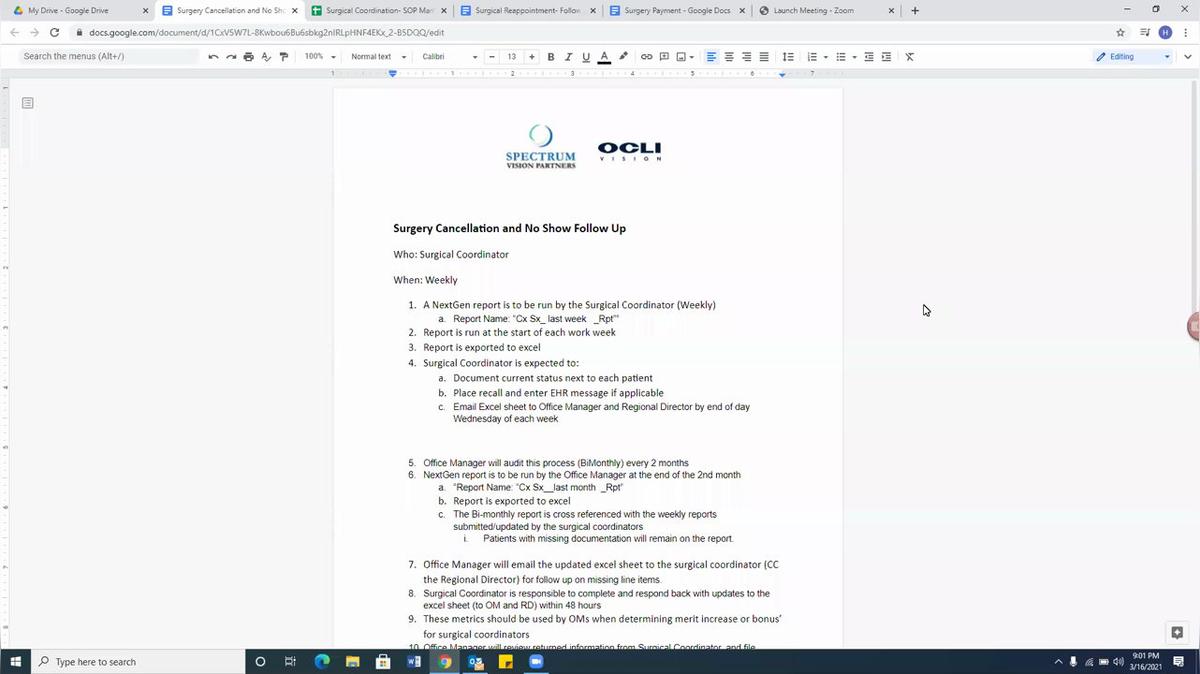 Overview of Surgical Cancellation and No Show Follow Up P+P.mp4