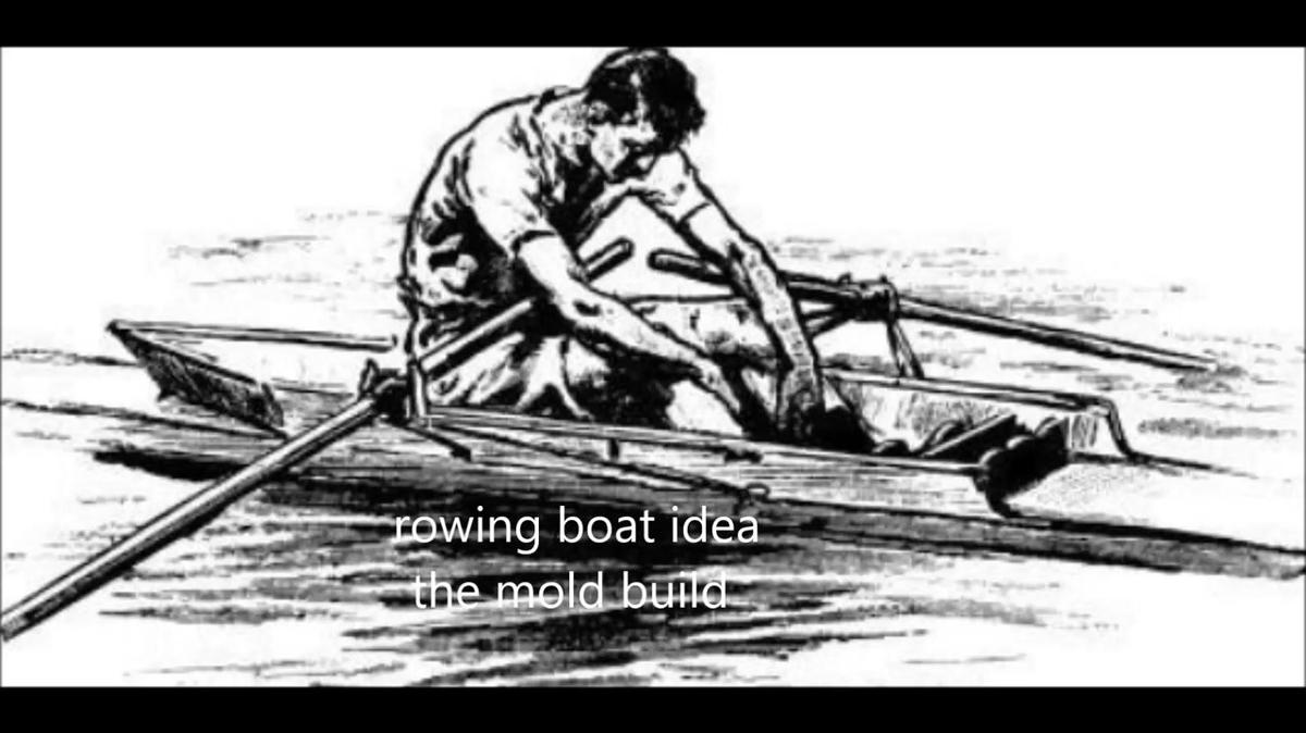 Coastal rowing boat mold  digitizing done  with jumbo 4 part 1