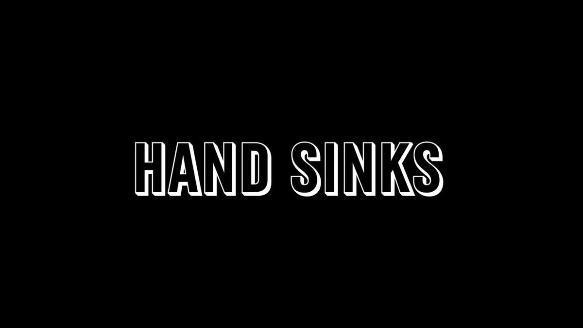 Training Tip - Hand Sinks