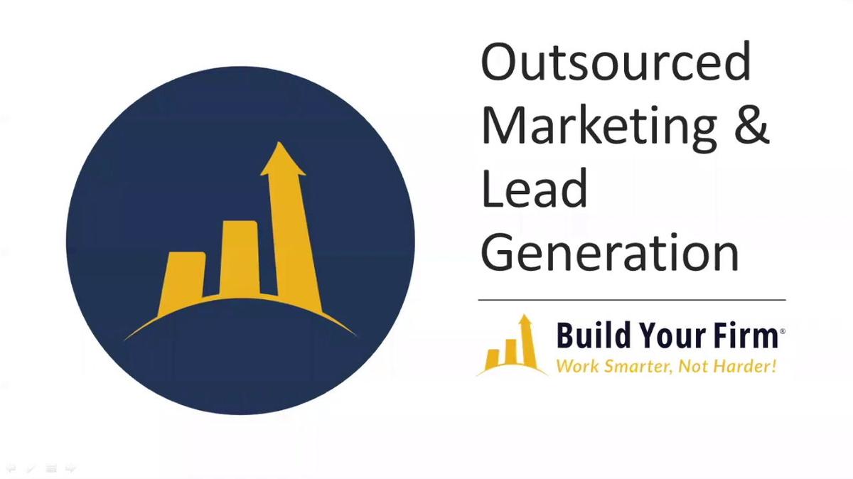 Build Your Firm Outsourced Marketing Program