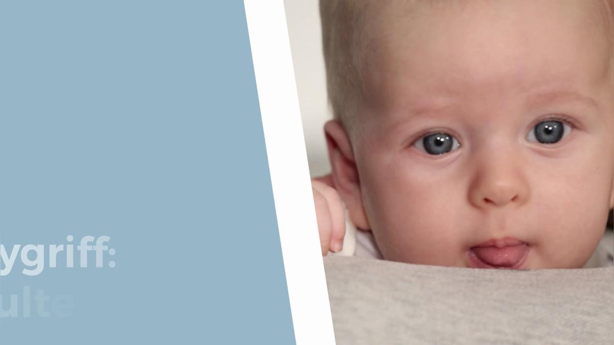 Babygriff Schulterhaltung