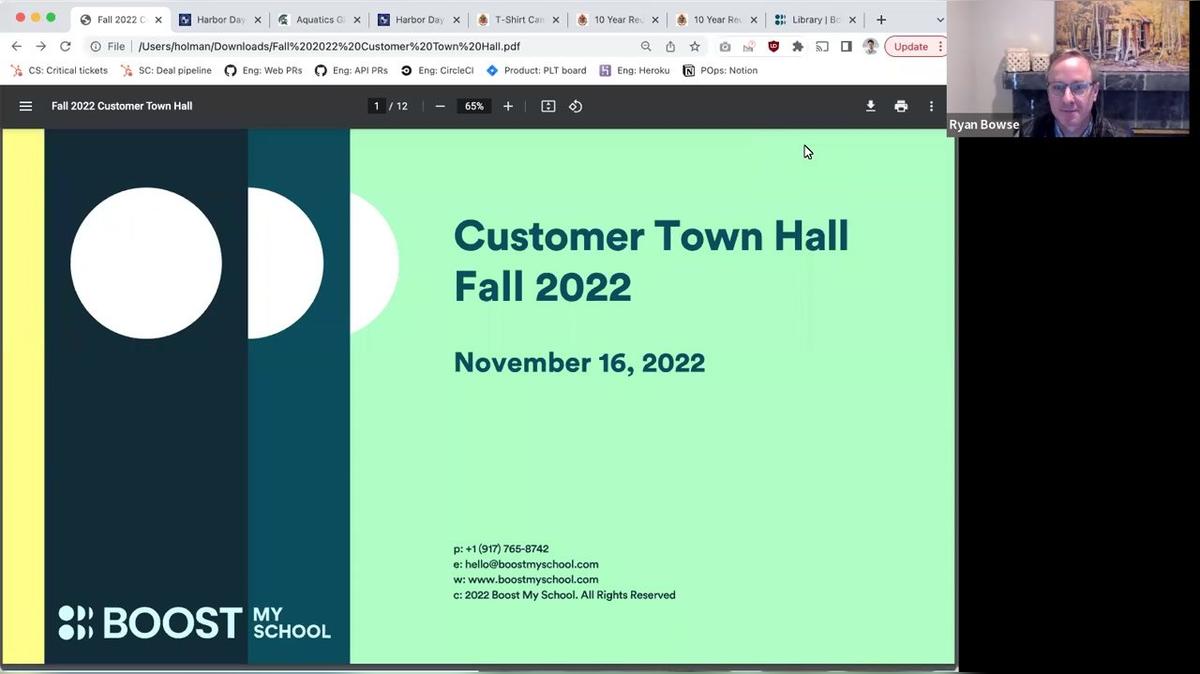 Fall 2022 Boost Customer Town Hall