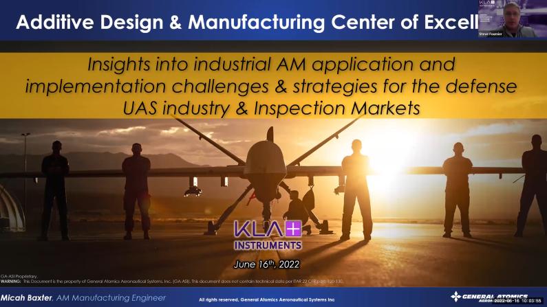 Additive Manufacturing Asia Symposium: Insights into Industrial AM Application and Implementation for Defense UAS and Inspection