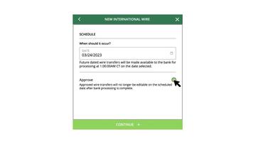 Creating an International Wire