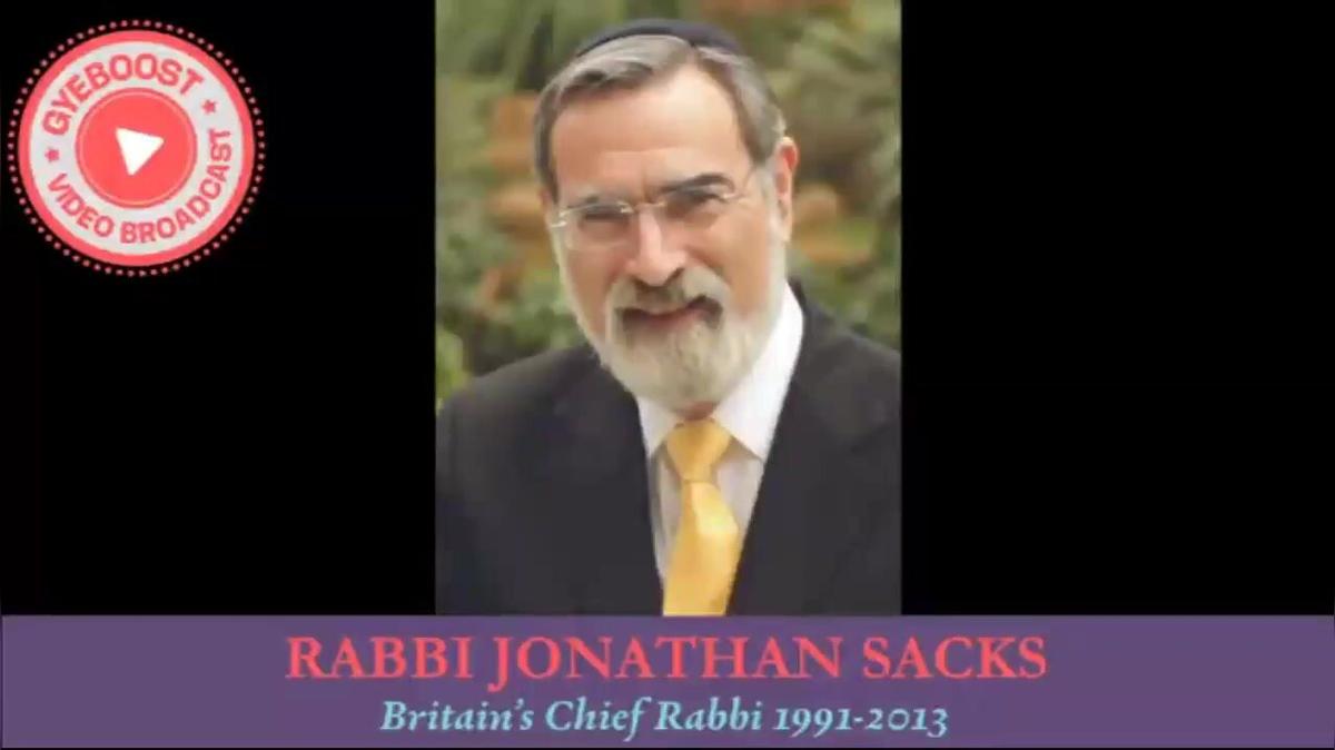 1076 - Rabbi Jonathan Sacks - Podemos escoger