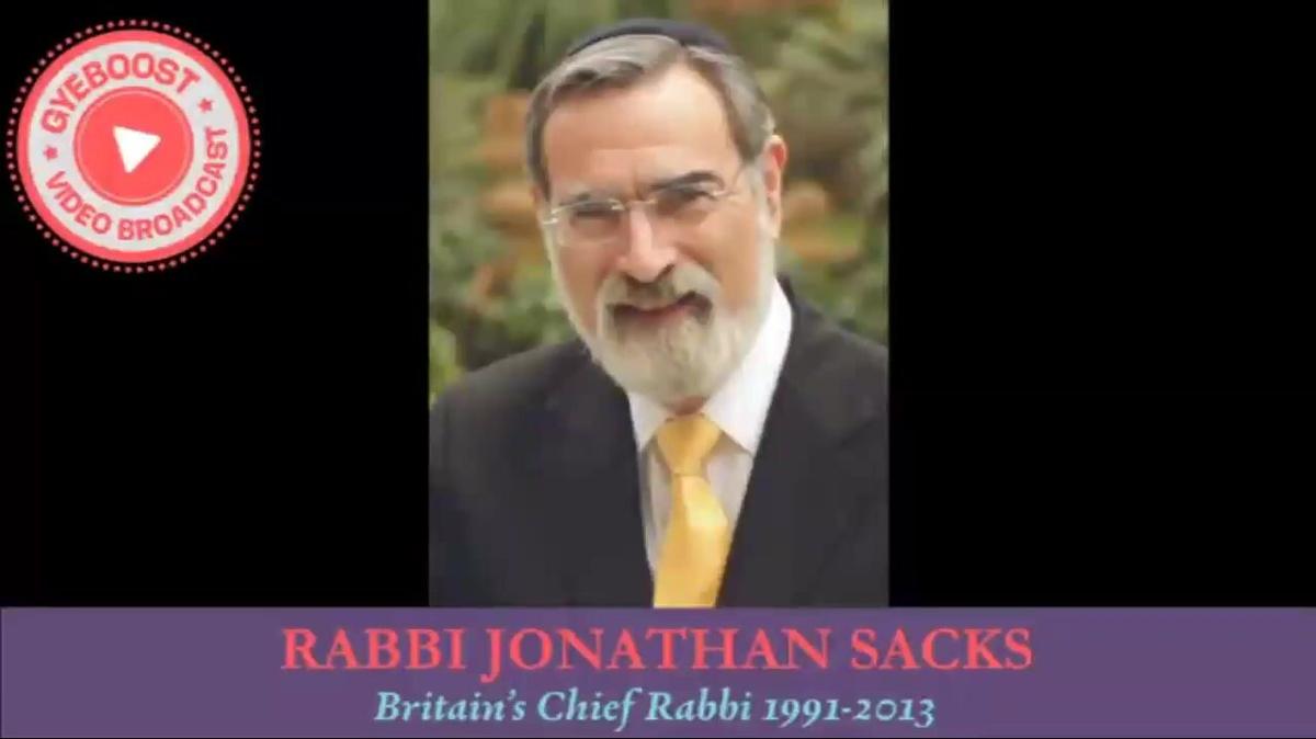 1076 - Rabbi Jonathan Sacks - Podemos escoger