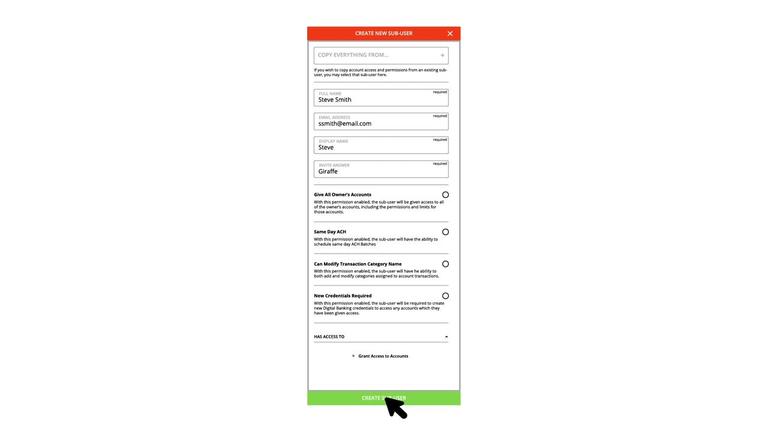 Sub-Users Overview
