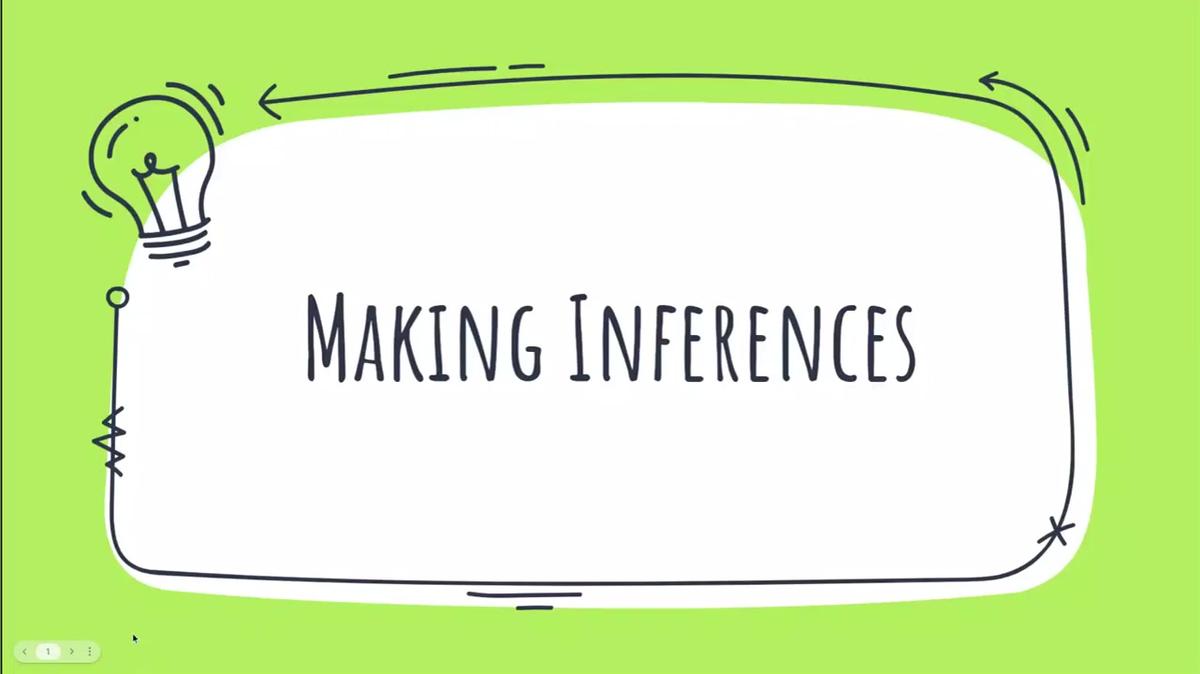 Making Inferences