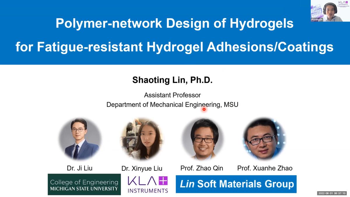 Thin Films &amp; Coatings Technology Symposium: Polymer-network Design of Hydrogels for Fatigue-resistant Hydrogel Adhesions/Coatings