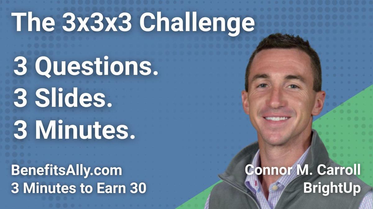 BrightUp - 3x3x3 Challenge with Connor M. Carroll