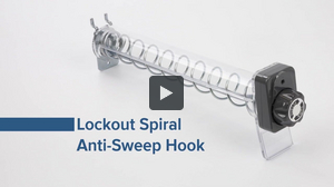 Lockout Spiral Anti-Sweep Hook