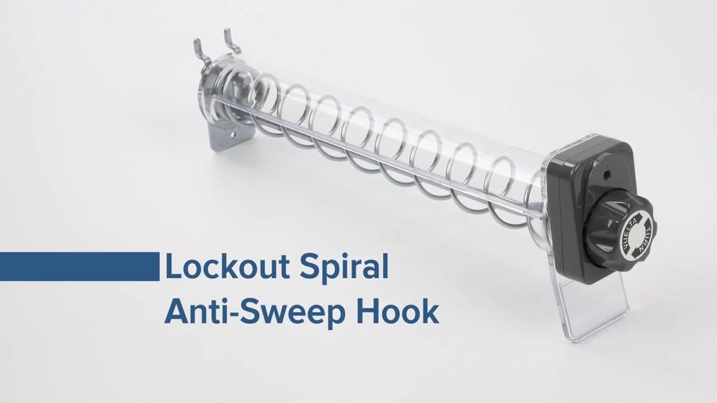 Lockout Spiral Anti-Sweep Hook™