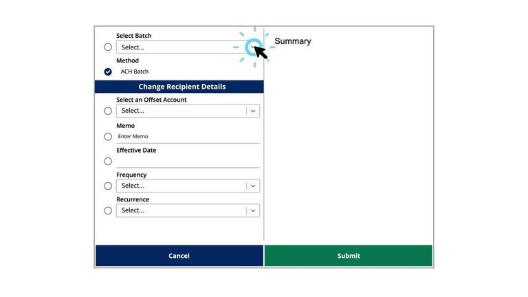 Creating a New Batch Payment