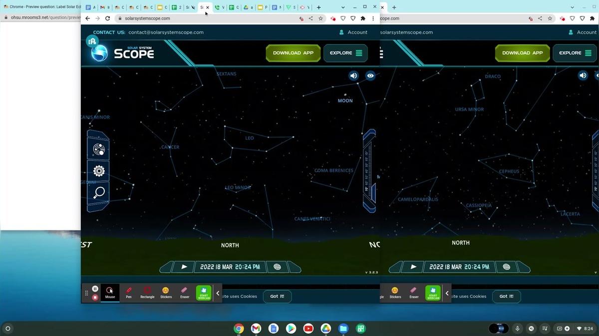 Movement of the Night Sky NY, Buenos Aires, Madrid.webm
