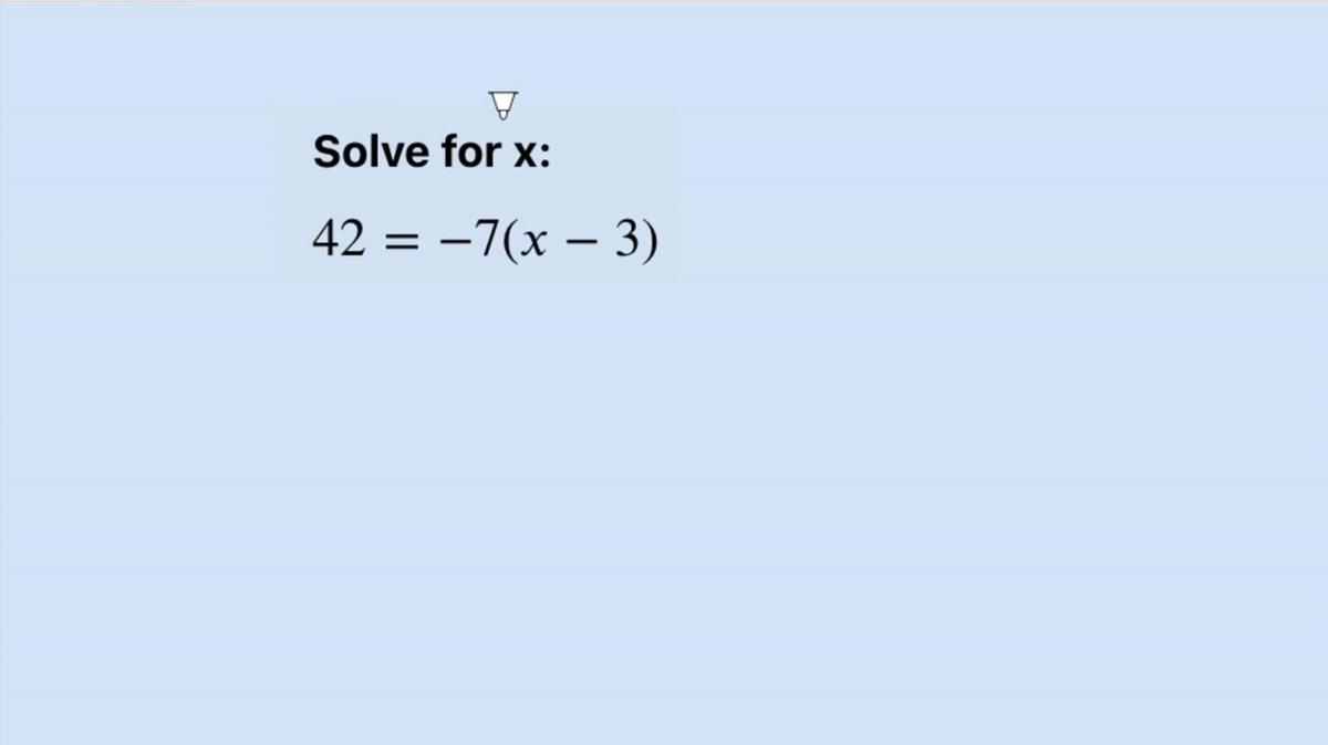 Two Step Equations Q7.mp4