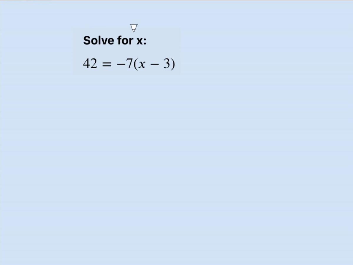 Two Step Equations Q7.mp4