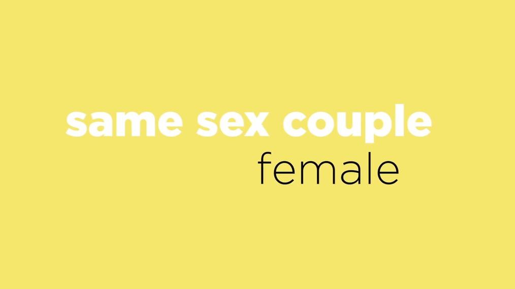 Same Sex Couple: Female