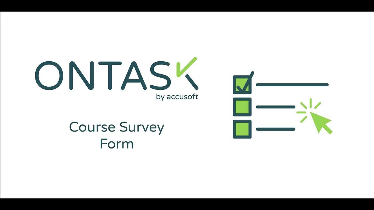 Course Survey Form Template
