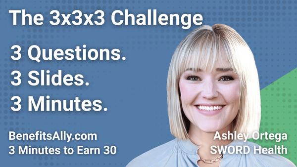 SWORD Health - 3x3x3 Challenge with Ashley Ortega