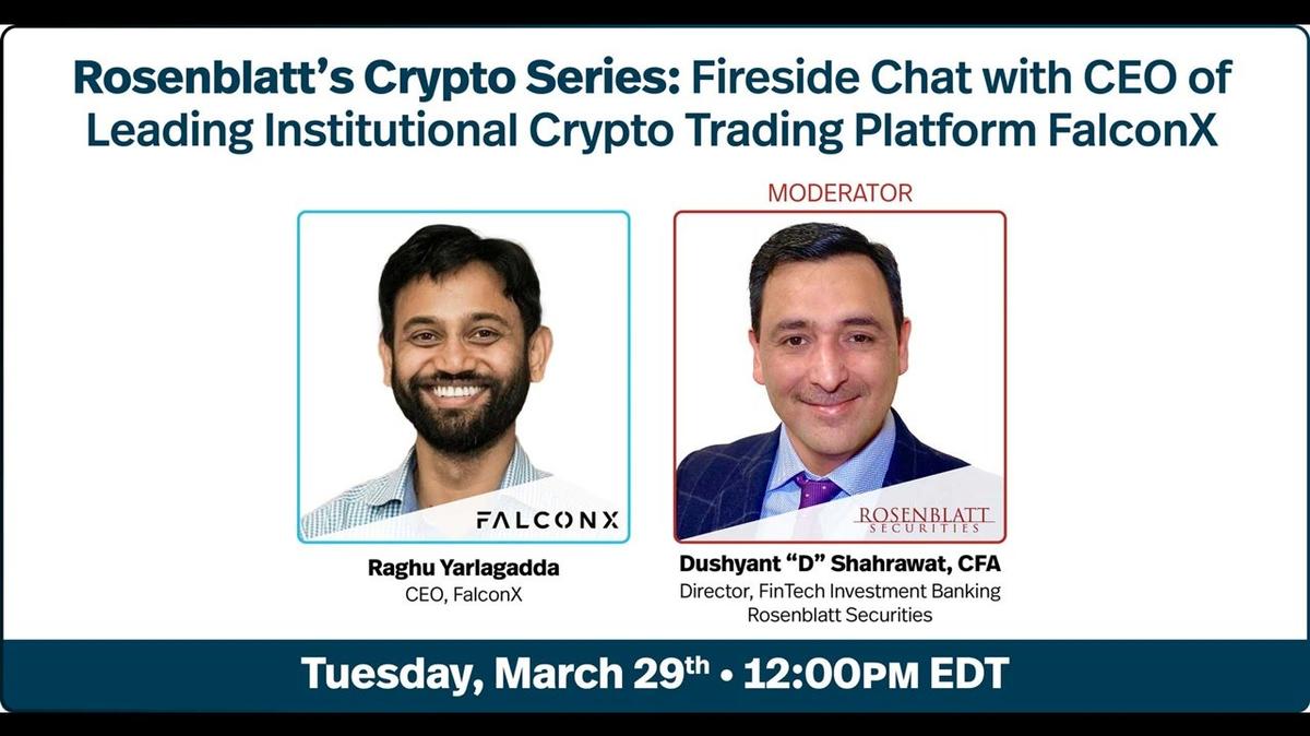 Crypto Series #5 FalconX Fireside Chat