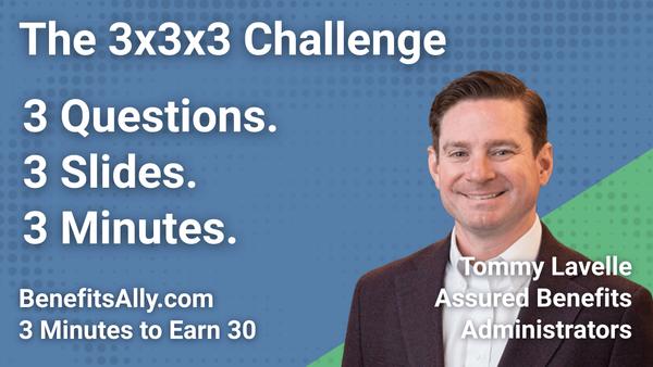 Assured Benefits Administrators - 3x3x3 Challenge with Tommy Lavelle