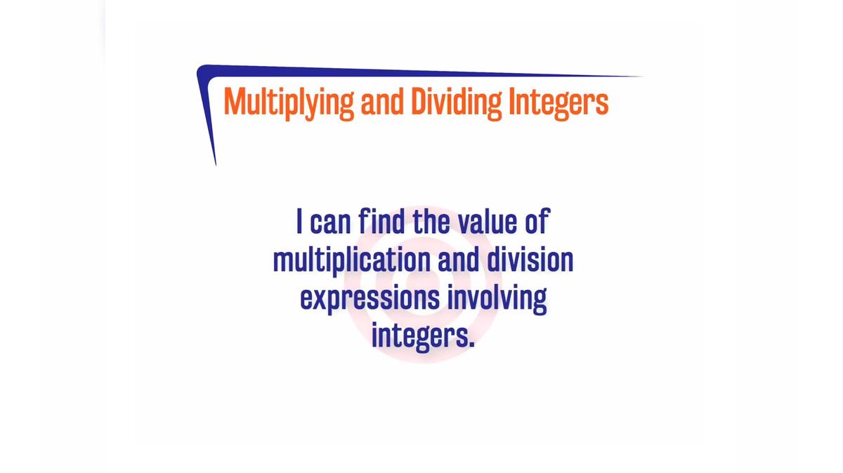 CoreSP 2.5.1 Multiplying and Dividing Integers