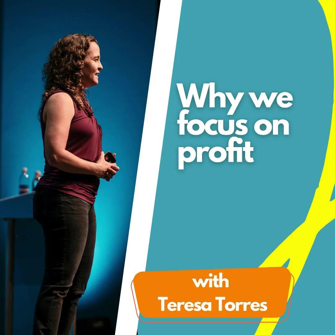 Why we focus on profit