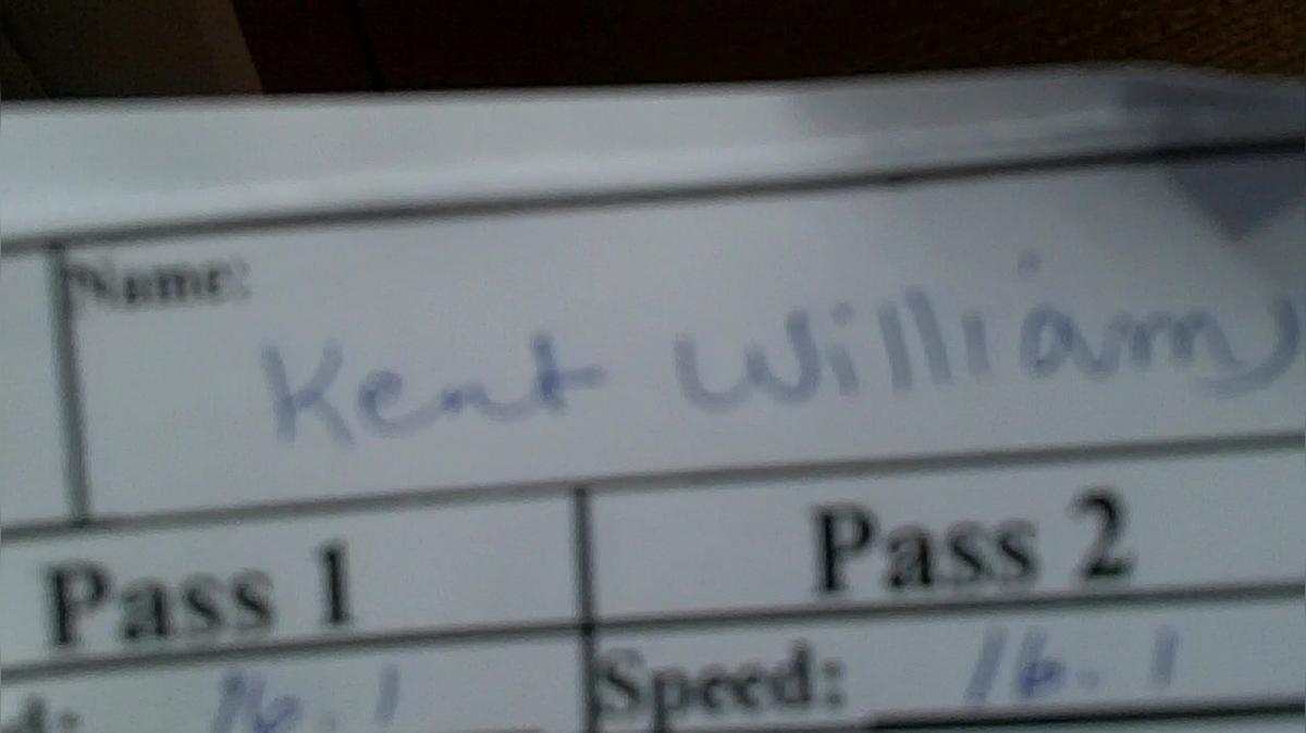 Kent Williams B2 Round 1 Pass 1