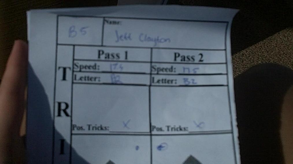 Jett Clayton B5 Round 1 Pass 2