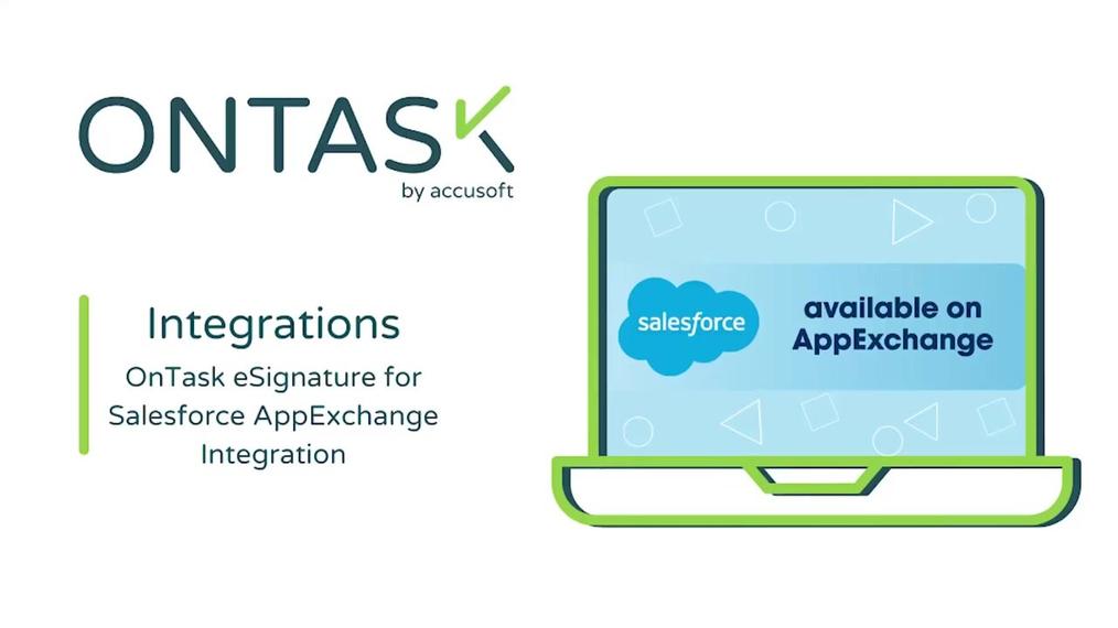 OnTask eSignature for Salesforce Integration on the AppExchange