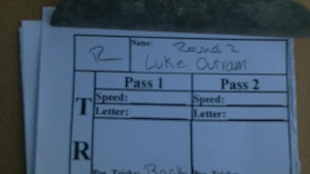 Luke Outram OM Round 2 Pass 2