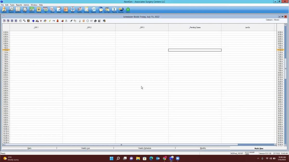 New Profile and Appointment Creation - NG ASC