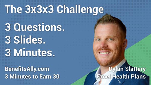 Excel Health Plans - 3x3x3 Challenge with Dylan Slattery