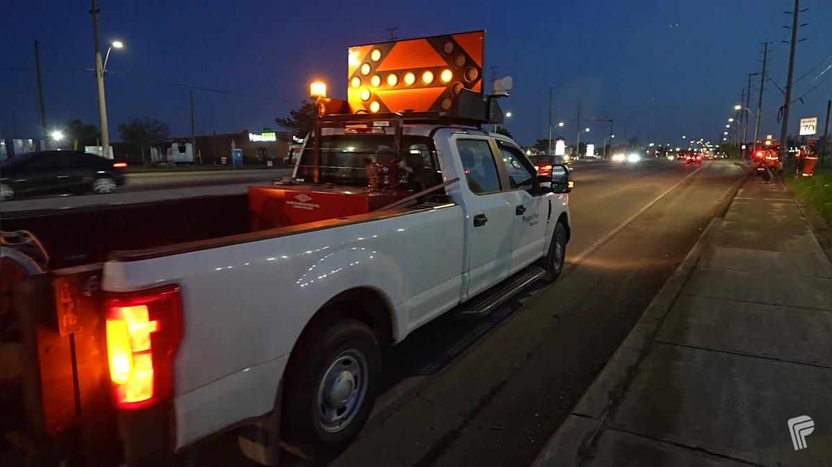 Peel street sweeping operations