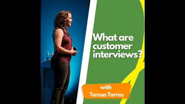 What are customer interviews?