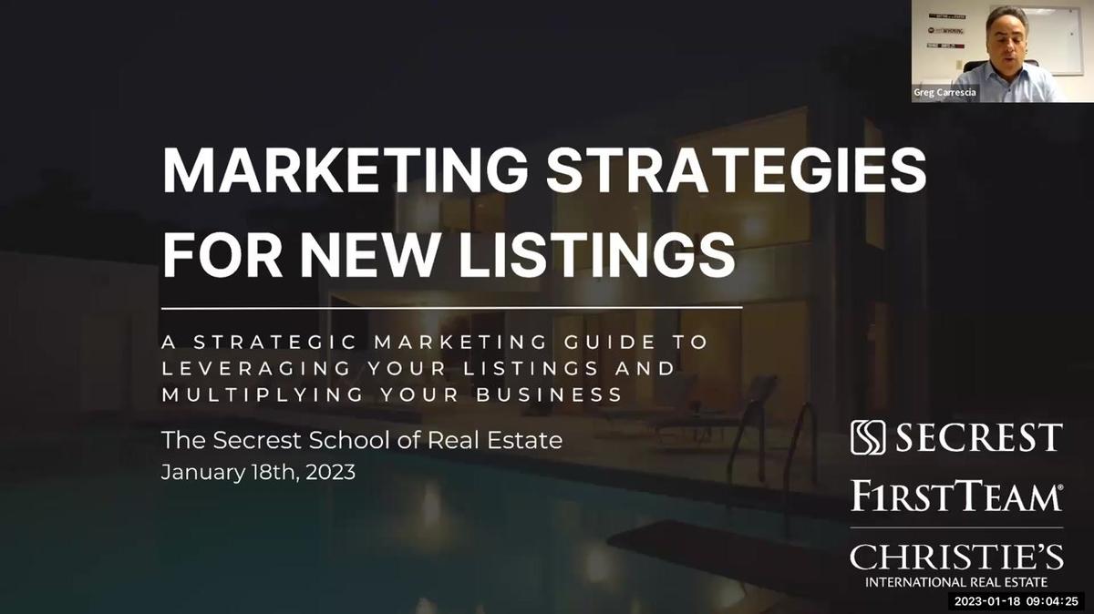 Marketing Strategies for New Listings w/ Jeremiah Secrest 1.18.23