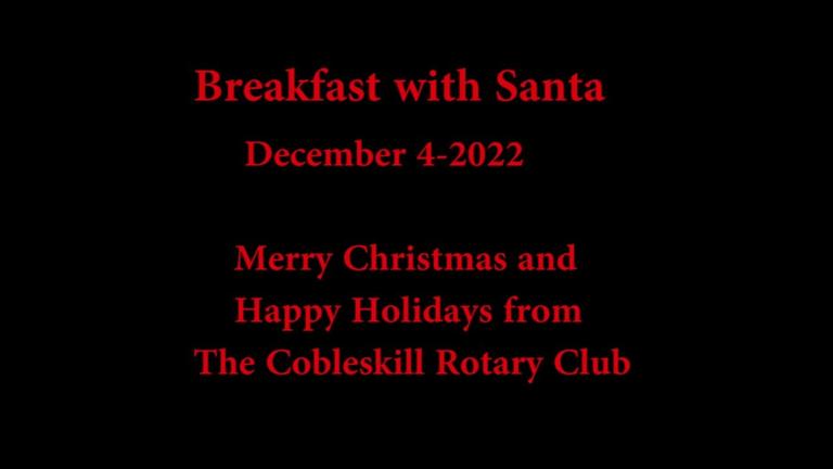 Breakfast with Santa 12-4-22