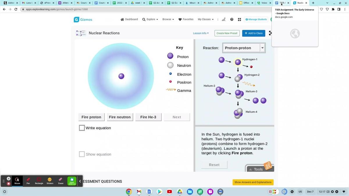 Astronomy Early Universe Tiered Help