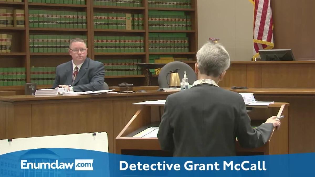 Enumclaw Detective Grant Mc Call - Arletta Vanhoof