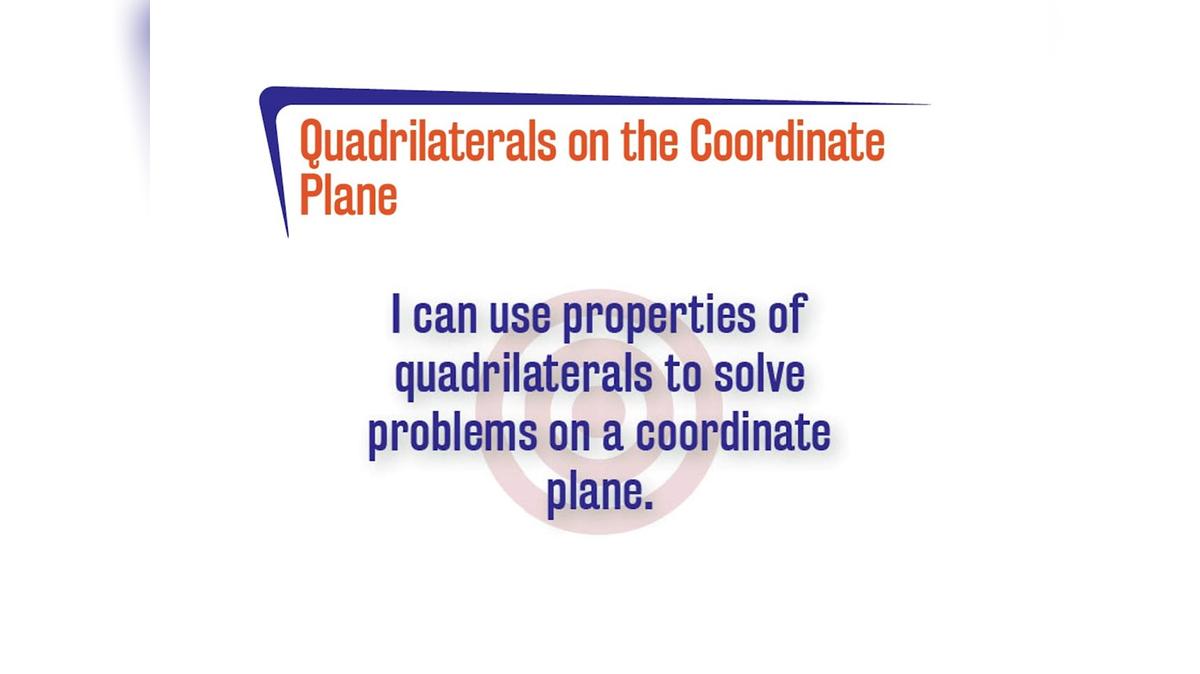 FLSP 1.5.4 Quadrilaterals on the Coordinate Plane